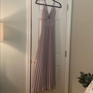 Maxi, cross back dress